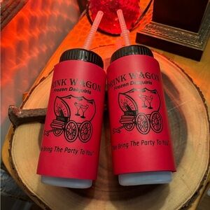 Drink Wagon Kozzie cup mugs • Set of 2 • we bring the party to you